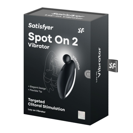 Вібратор для зовнішньої стимуляції Satisfyer Spot On 2 Black, дуже потужний, гнучкий відросток - фото №7