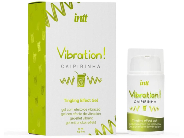 Рідкий вібратор Intt Vibration Caipirinha (15 мл), густий гель, дуже смачний, діє до 30 хвилин - фото