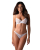 Комплект Obsessive Alissium 2-pcs set, XS/S, мереживо, ліф з м’якою чашкою, трусики танга - фото