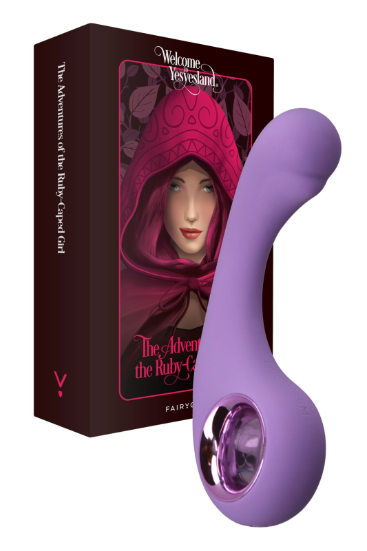 Вібратор для точки G FairyGasm BraveryAward violet - фото