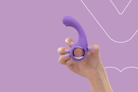 Вібратор для точки G FairyGasm BraveryAward violet №8