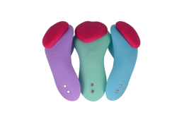 Вібратор у трусики FairyGasm HeartGem blue, на магніті, пульт ДК - - фото №12