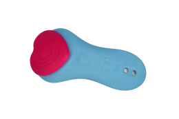 Вібратор у трусики FairyGasm HeartGem blue, на магніті, пульт ДК - - фото №4