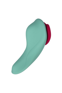 Вібратор у трусики FairyGasm HeartGem green, на магніті, пульт ДК - - фото №6