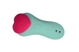 Вібратор у трусики FairyGasm HeartGem green, на магніті, пульт ДК - - фото №5