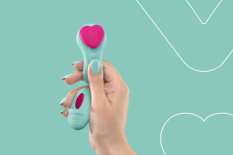 Вібратор у трусики FairyGasm HeartGem green, на магніті, пульт ДК - - фото №10