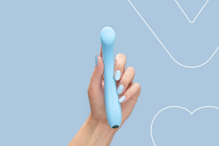 Вібратор для точки G FairyGasm MerryWand blue №7