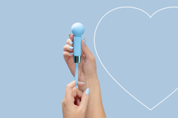 Мінівібромасажер FairyGasm Pearlstasy blue - - фото №6