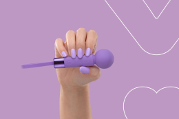 Мінівібромасажер FairyGasm Pearlstasy violet - - фото №6