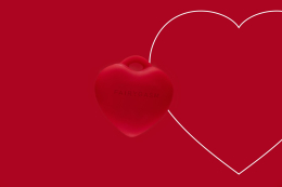 Мінівібратор «Сердечко» FairyGasm PleasureStone red, 9 режимів, на шнурку - №5