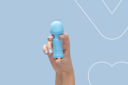 Мінівібромасажер FairyGasm SecretFuntasy blue - - фото №8