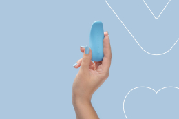 Вібратор-язичок FairyGasm ThrillLeaf blue - - фото №7