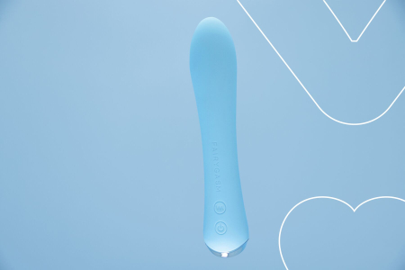 Вібратор з підігрівом FairyGasm WowGenie blue, підігрів до 42 °C №6