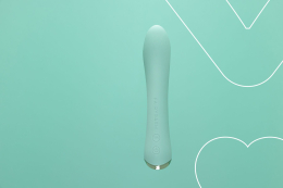 Вібратор з підігрівом FairyGasm WowGenie green, підігрів до 42 °C - - фото №6