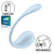 Смарт-віброяйце Satisfyer Smooth Petal Connect App Light Blue - фото