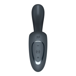 Вагінально-кліторальний вібратор Satisfyer G for Goddess 1 Dark Grey, 2 мотори - - фото №2