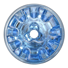 Мастурбатор Fleshlight Quickshot Turbo Blue Ice, компактний, чудово для пар і мінету - - фото №3