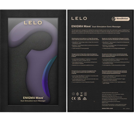 Кліторально-вагінальний звуковий стимулятор LELO Enigma WAVE Cyber Purple, 3 типи стимуляції - фото №7