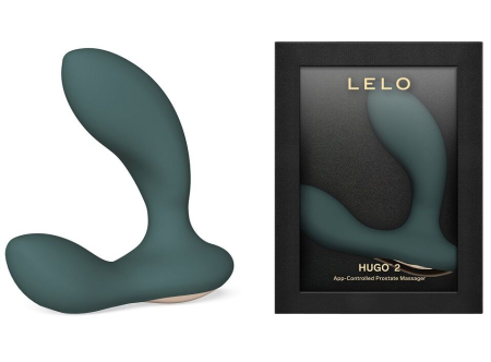 Смарт-масажер простати LELO Hugo 2 Green, 2 мотори, підвищена потужність - фото №2