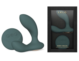 Масажер простати LELO Hugo 2 Remote Green, 2 мотори, дуже потужний, пульт ДК - - фото №2