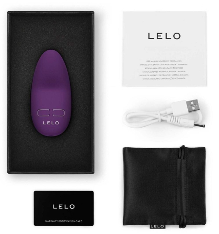 Мінівібратор для клітора LELO Lily 3 Dark Plum, 10 режимів, дуже потужний - фото №4