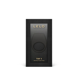 Ерекційне кільце з вібрацією LELO Tor 3 Black, керування зі смартфона - - фото №5