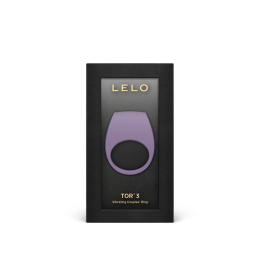 Ерекційне кільце з вібрацією LELO Tor 3 Violet Dusk, керування зі смартфона - - фото №5