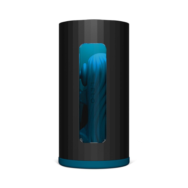 Смарт-мастурбатор LELO F1S V3 Teal, 2 мотори, 8 режимів, стимуляція звуковими хвилями - фото