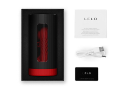 Смарт-мастурбатор LELO F1S V3 XL Red, збільшений, 2 мотори, 8 режимів, стимуляція звуковими хвилями - - фото №3