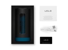 Смарт-мастурбатор LELO F1S V3 XL Teal, збільшений, 2 мотори, 8 режимів, стимуляція звуковими хвилями - - фото №3