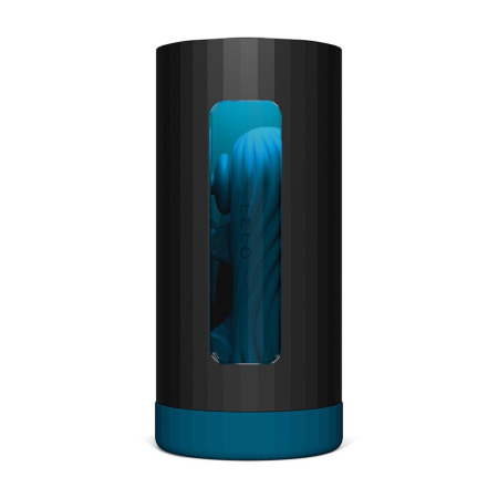 Смарт-мастурбатор LELO F1S V3 XL Teal, збільшений, 2 мотори, 8 режимів, стимуляція звуковими хвилями - фото