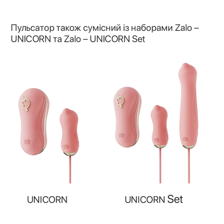 Пульсатор Zalo – AVA Attachment Sakura Pink для смарт-вібромасажера Zalo – AVA - фото №11