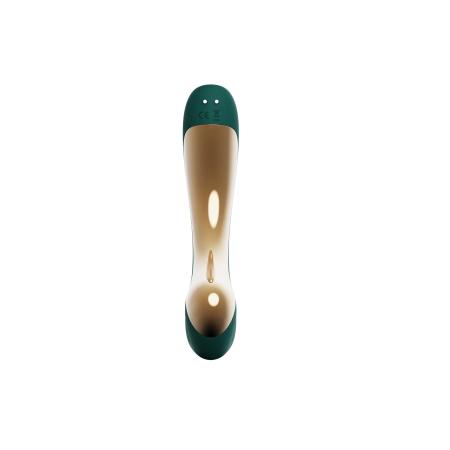 Вібратор-пульсатор з вакуумною насадкою Zalo – Talis G-Spot PulseWave Vibrator Turquoise Green №4
