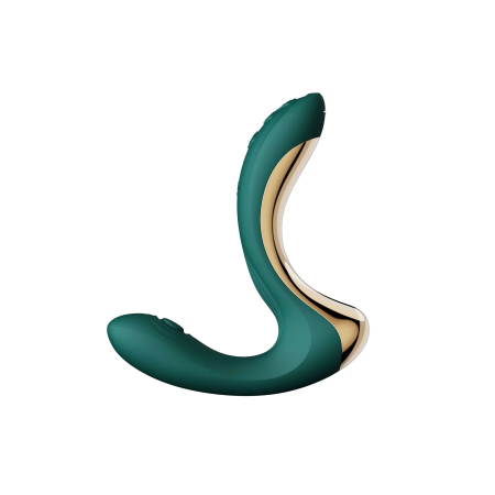 Вібратор-пульсатор з вакуумною насадкою Zalo – Talis G-Spot PulseWave Vibrator Turquoise Green №2
