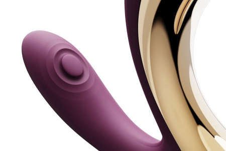 Вібратор-пульсатор з вакуумною насадкою Zalo – Talis G-Spot PulseWave Vibrator Velvet Purple №4