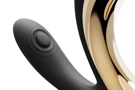Вібратор-пульсатор з вакуумною насадкою Zalo – Talis G-Spot PulseWave Vibrator Obsidian Black №4