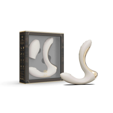 Вібратор-пульсатор з вакуумною насадкою Zalo – Talis G-Spot PulseWave Vibrator Ivory White №5