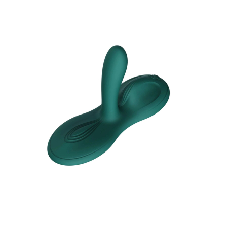 Sit-on-top смарт-вібратор Zalo – Flora Smart Vibrating Pad Turquoise Green, 9 моторів №3