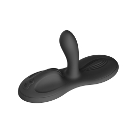 Sit-on-top смарт-вібратор Zalo – Flora Smart Vibrating Pad Obsidian Black, 9 моторів - фото