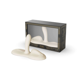 Sit-on-top смарт-вібратор Zalo – Flora Smart Vibrating Pad Ivory White, 9 моторів - - фото №5