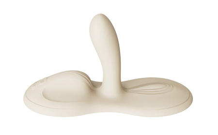 Sit-on-top смарт-вібратор Zalo – Flora Smart Vibrating Pad Ivory White, 9 моторів - фото №2