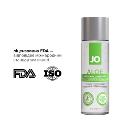 Змазка на водній основі JO H2O Organic Aloe (60 мл), зволожувальний та заспокійливий ефект - - фото №6