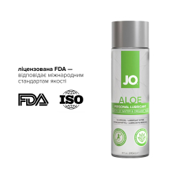 Змазка на водній основі JO H2O Waterbased Aloe (240 мл) - №7
