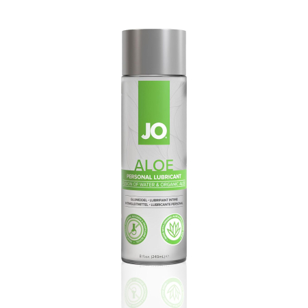 Змазка на водній основі JO H2O Organic Aloe (236 мл), зволожувальний та заспокійливий ефект - фото №3