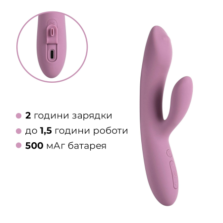 Смарт вібратор-кролик з перлинною стимуляцією точки G Svakom Trysta Neo - фото №7