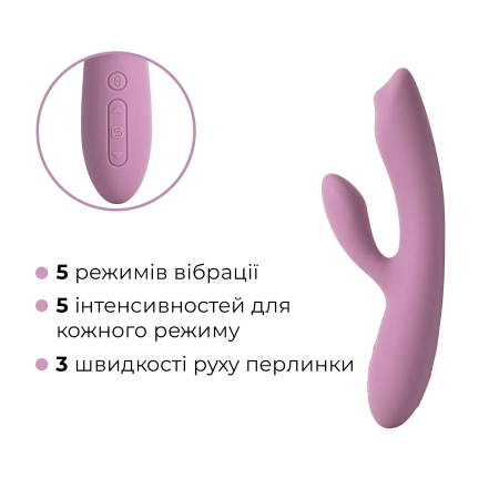 Смарт вібратор-кролик з перлинною стимуляцією точки G Svakom Trysta Neo - фото №4
