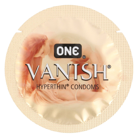 Набір презервативів ONE Vanish Hyperthin, 100 шт, ультратонкі, зі змазкою, паковання-тубус - фото №3