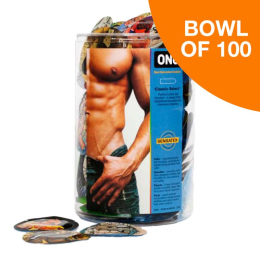 Набір презервативів ONE Classic Select - MSM Collection 100 шт, мегапак тюб - фото