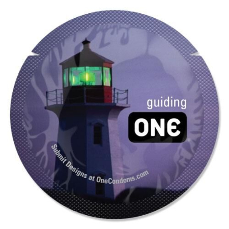 Презерватив ONE Glowing Pleasures, 1 шт, світиться в темряві, зі змазкою - фото №8