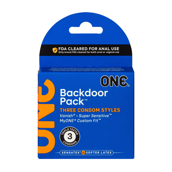 Презервативи ONE Backdoor 3 шт, картонна коробка 